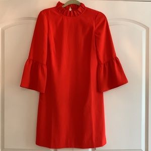 J. Crew Ruffle Neck Dress